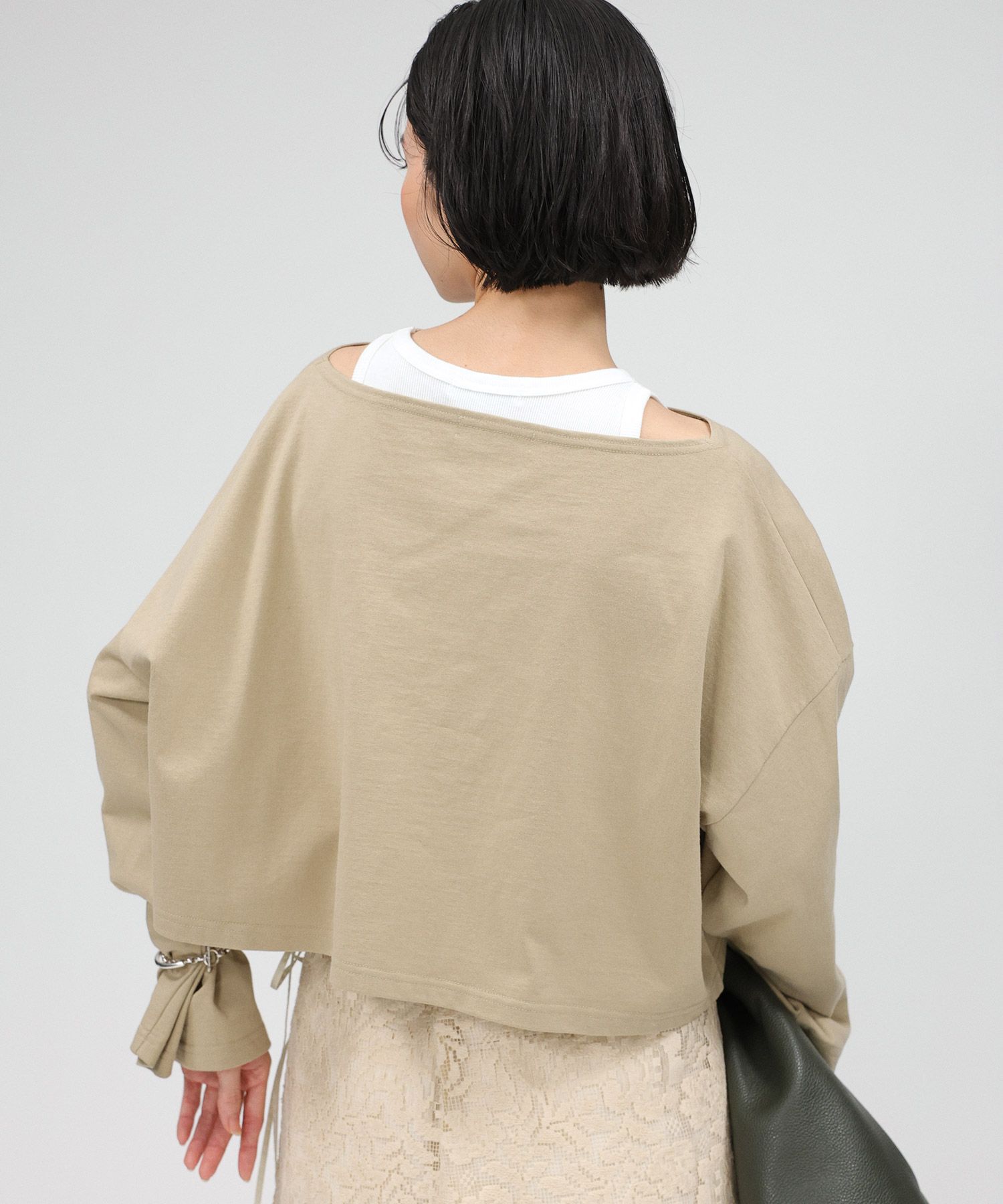 BABYLONE「ワイドショートT&times;タンクSET」|Tシャツ・カットソー|