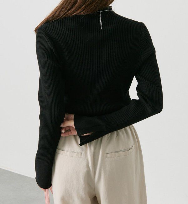  「【リバイバル/新色追加】プチハイネックリブニット」|ニット・セーター|