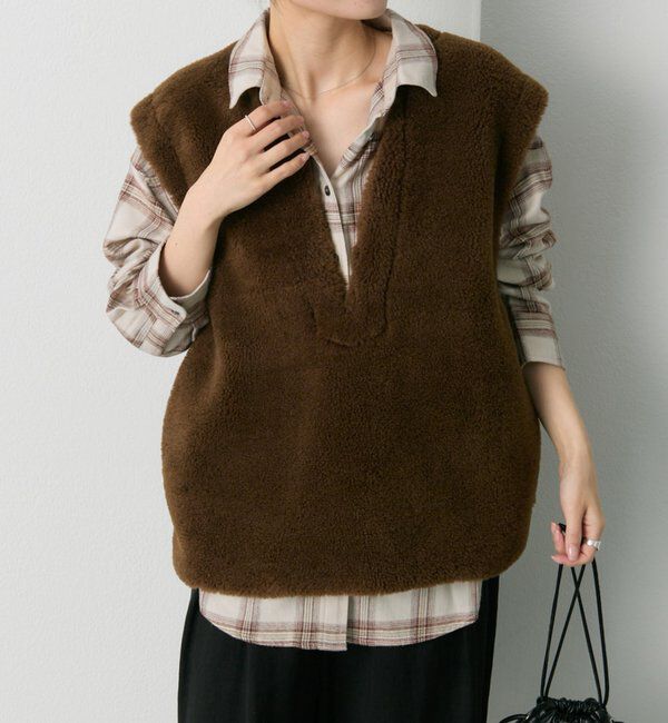  「ダブルポケット起毛チェックシャツ」|シャツ・ブラウス|