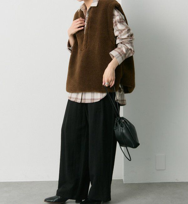  「ダブルポケット起毛チェックシャツ」|シャツ・ブラウス|