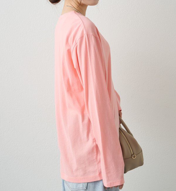  「【春カラーで登場！】コットンシアーカットソー」|プルオーバー|