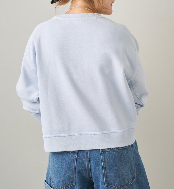  「ロゴ刺繍ショートスウェット」|プルオーバー|