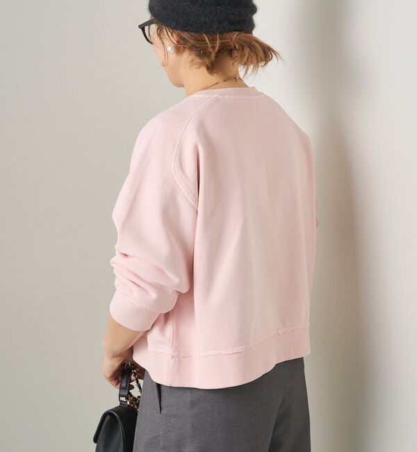  「ロゴ刺繍ショートスウェット」|プルオーバー|