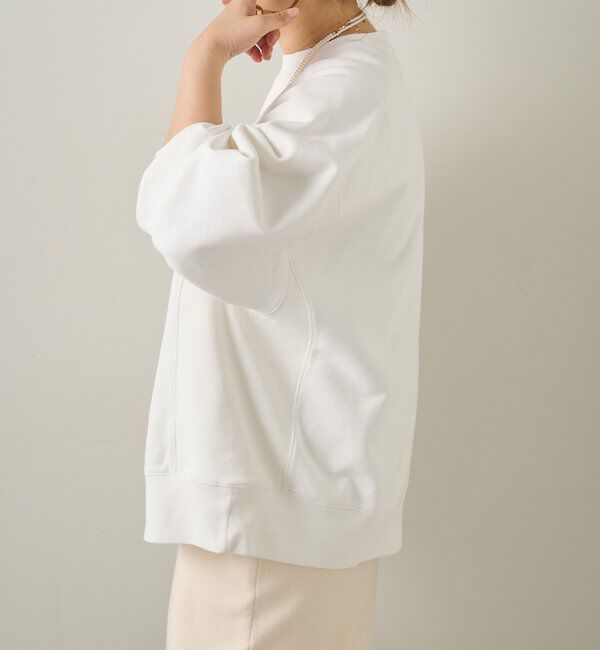  「ロゴ刺繍チュニックスウェット」|プルオーバー|