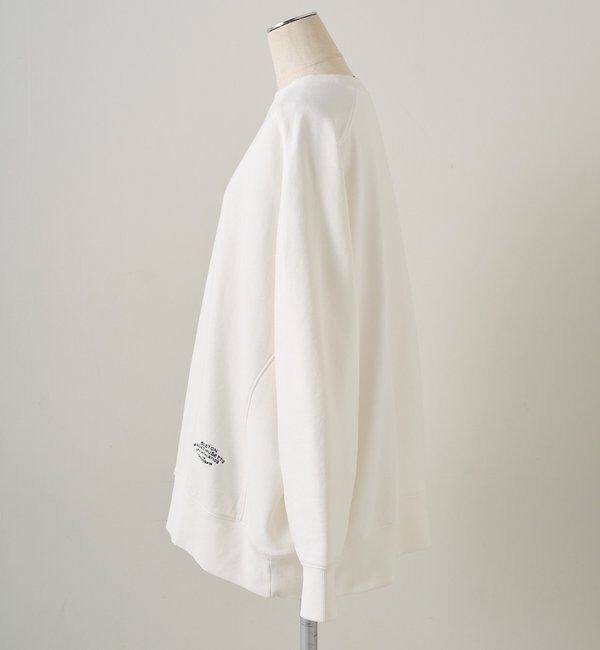 「ロゴ刺繍チュニックスウェット」|プルオーバー|