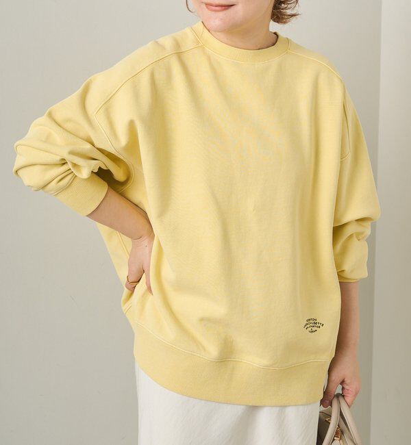  「ロゴ刺繍チュニックスウェット」|プルオーバー|