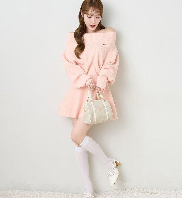  「オフショルニットセットアップ」|ワンピース|