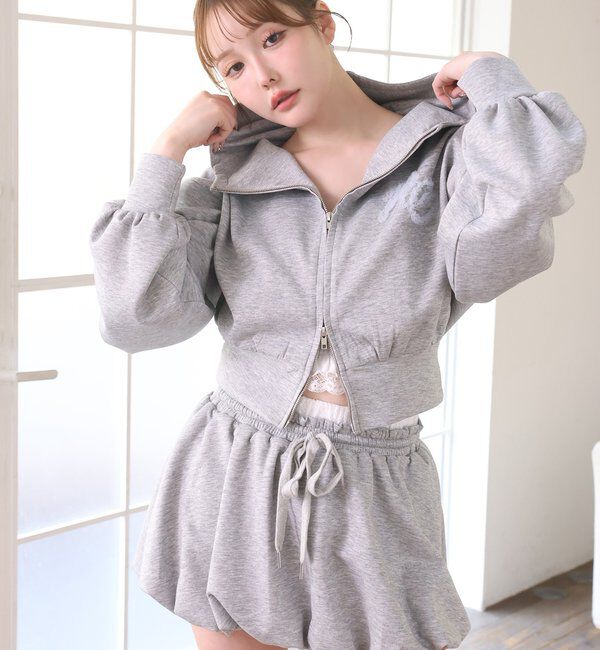  「チュールロゴパーカー」|プルオーバー|