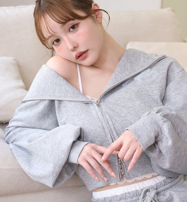  「チュールロゴパーカー」|プルオーバー|