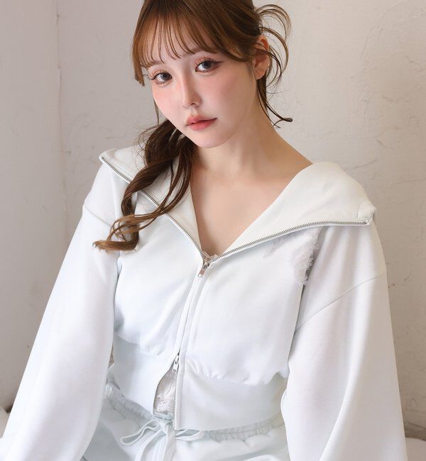  「チュールロゴパーカー」|プルオーバー|