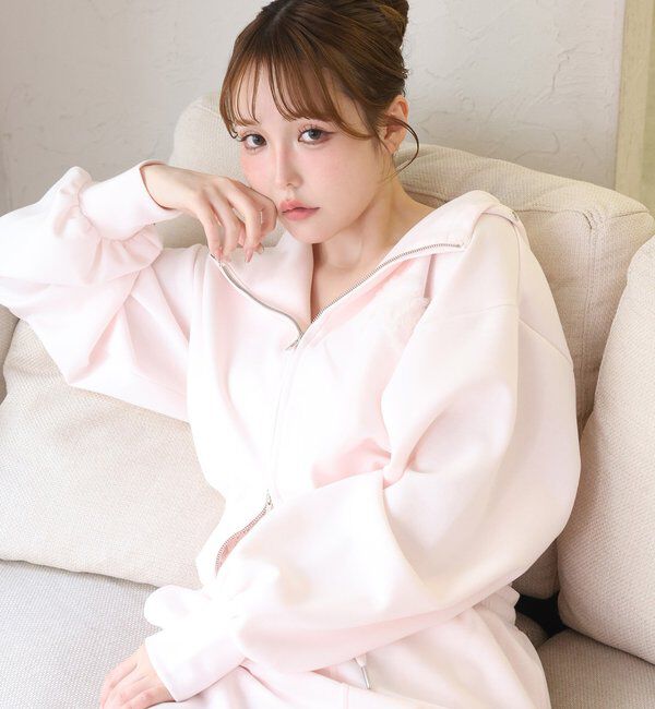  「チュールロゴパーカー」|プルオーバー|