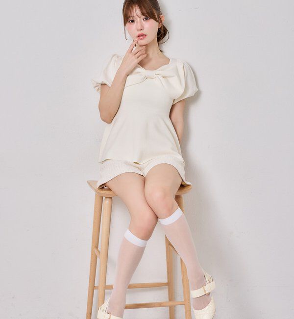  「後ろレースアップショートパンツ」|その他|