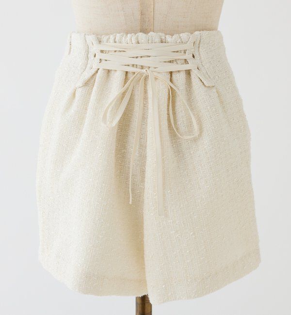  「後ろレースアップショートパンツ」|その他|