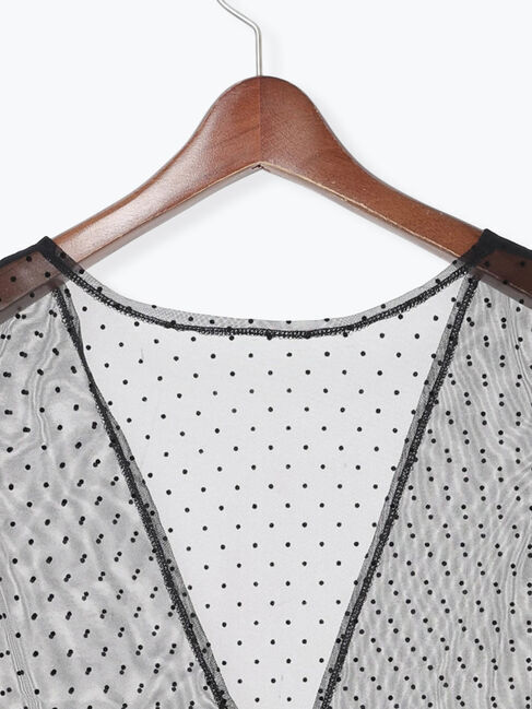 Te chichi「フロッキードットチュールレイヤードベスト」|シャツ・ブラウス|