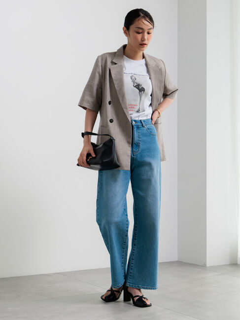 Te chichi「マリリンモンローモノクロフォトTシャツ」|Tシャツ・カットソー|