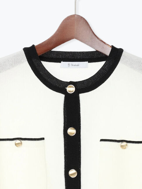 Te chichi「ハイツイストペーパータッチカーディガン」|カーディガン|