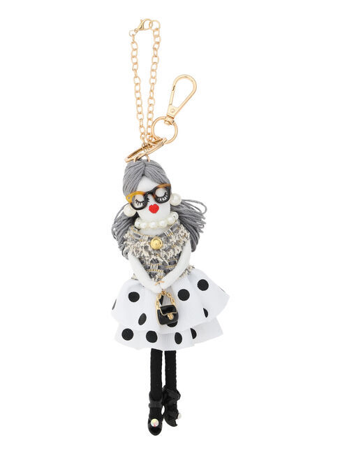 Te chichi「ドットスカートガール チャーム」|その他|オフホワイト