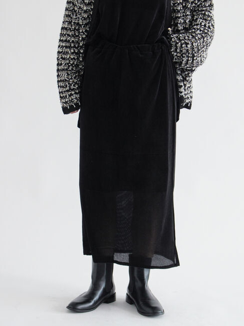 sm2rhythm「シアーベロアレイヤードスカート」|スカート|