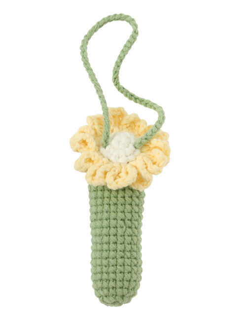 Samansa Mos2「クロッシェリップケース」|その他|イエロー