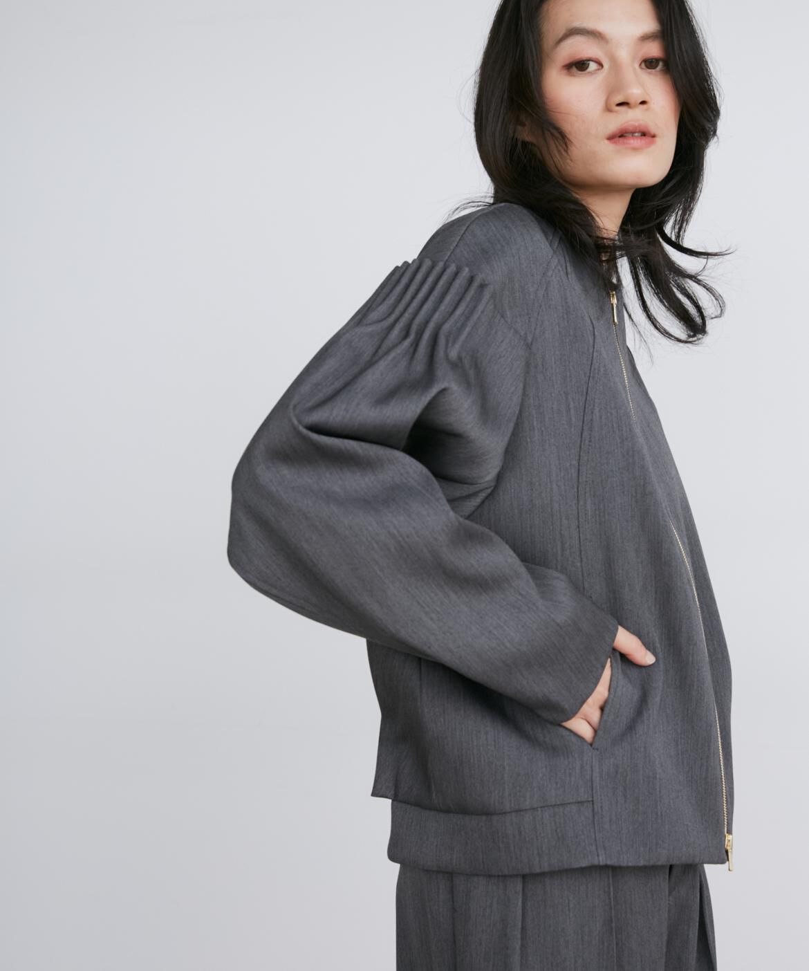 INED「タックディテールジップブルゾン《la veille by SUPERIOR CLOSET》」|その他|