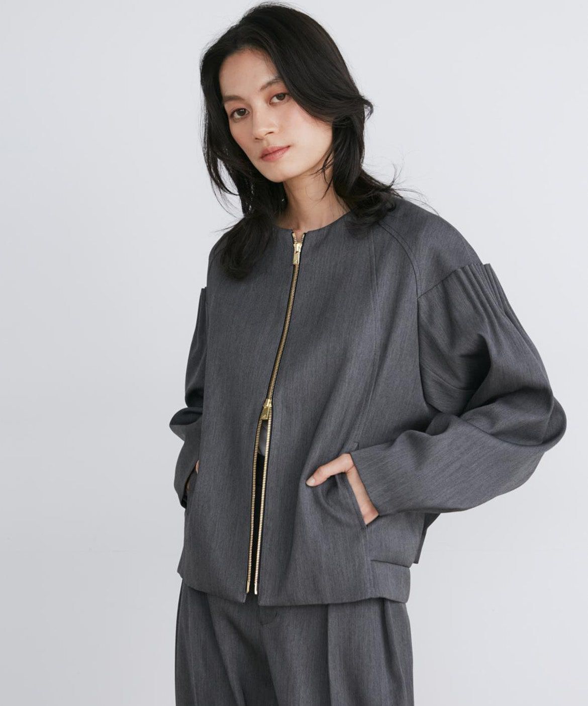 INED「タックディテールジップブルゾン《la veille by SUPERIOR CLOSET》」|その他|