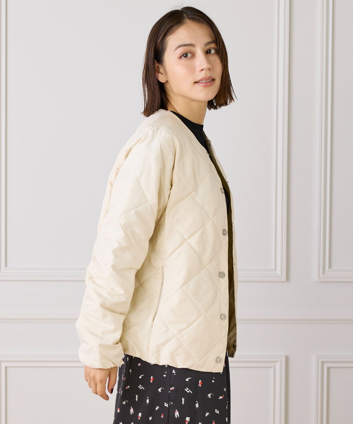 DAY by DAY it&rsquo;s international「クルーネックダウンジャケット《TAIONコラボレーション》　」|ダウン|アイボリー2