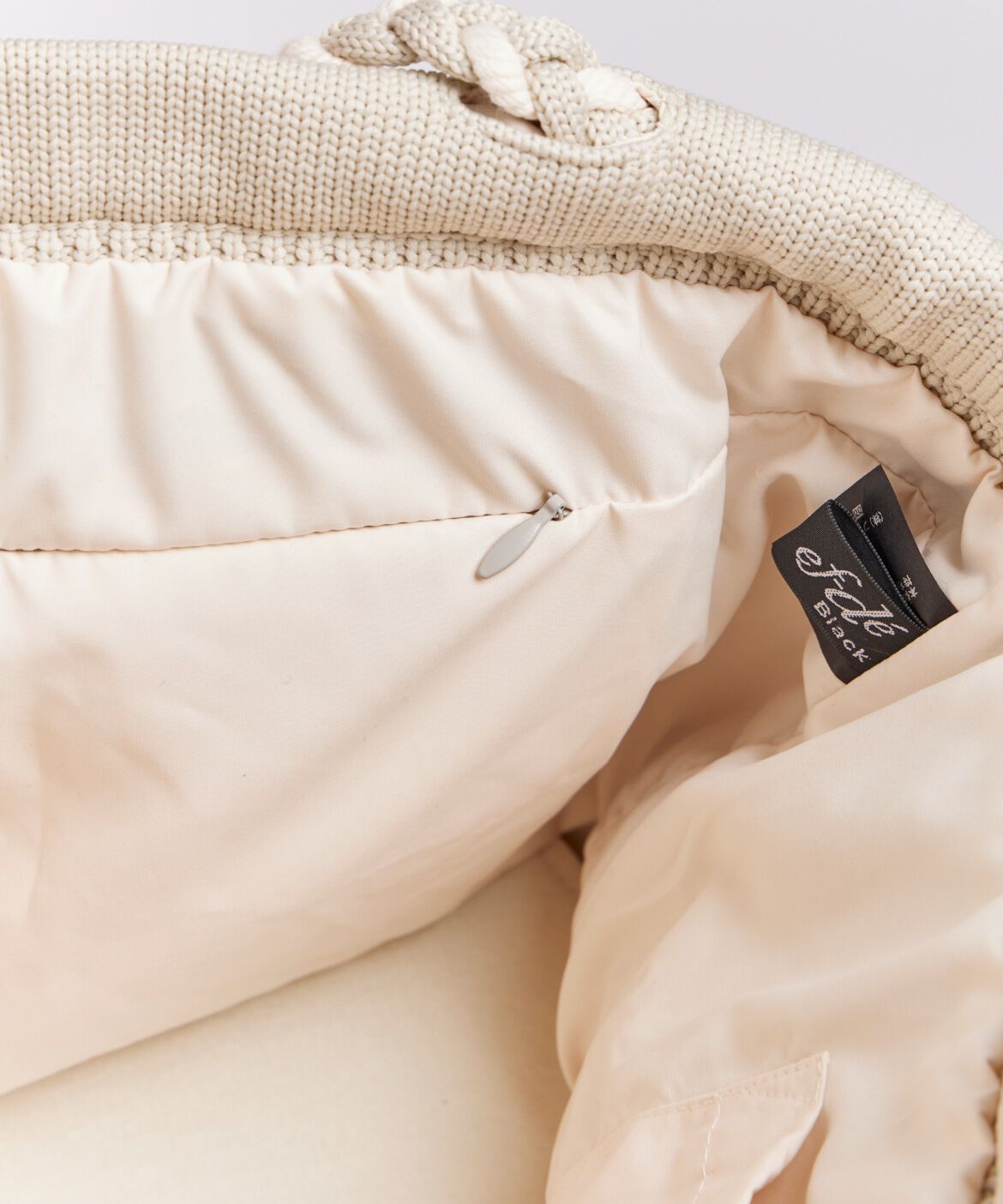 ef-de Black「バンピーストライプバッグ」|ハンドバッグ|