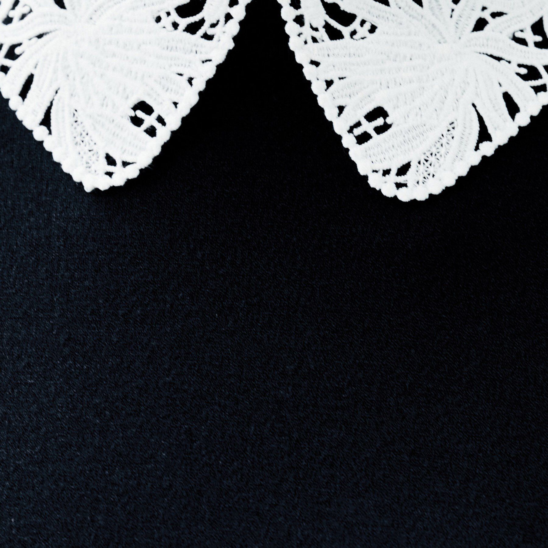 UNTITLED「【洗える/カジュアルフォーマル】2WAYレース襟ニットプルオーバー」|ニット・セーター|