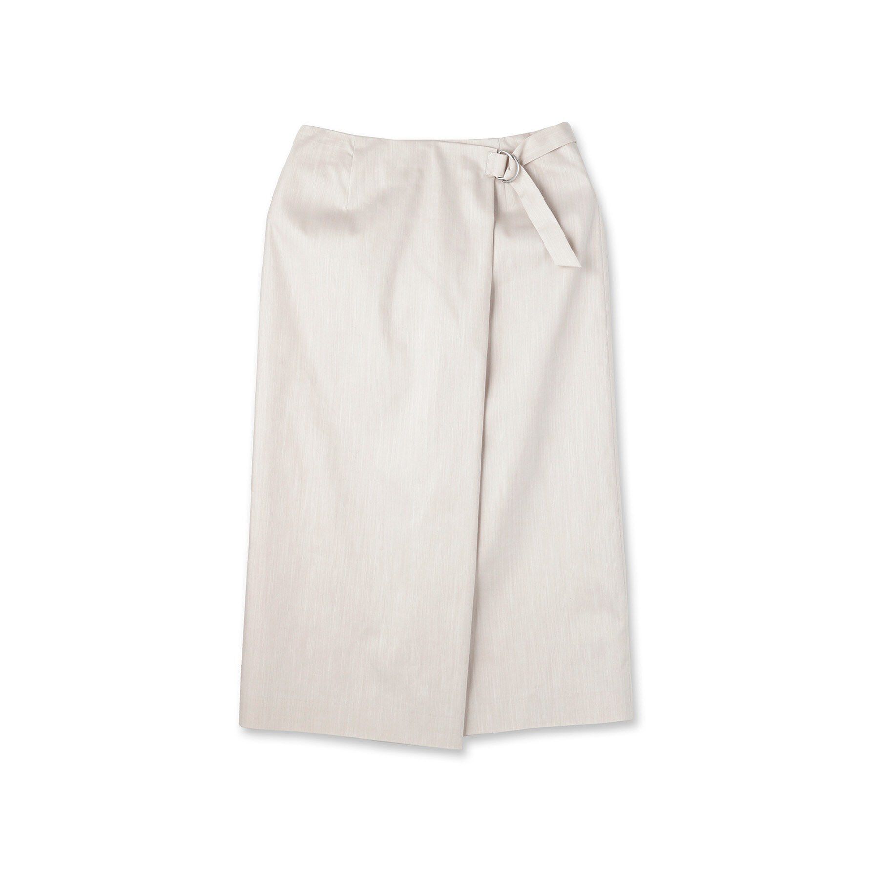 UNTITLED「【洗える/後ろウエストゴム】デニム調シャンブレーナロースカート」|スカート|