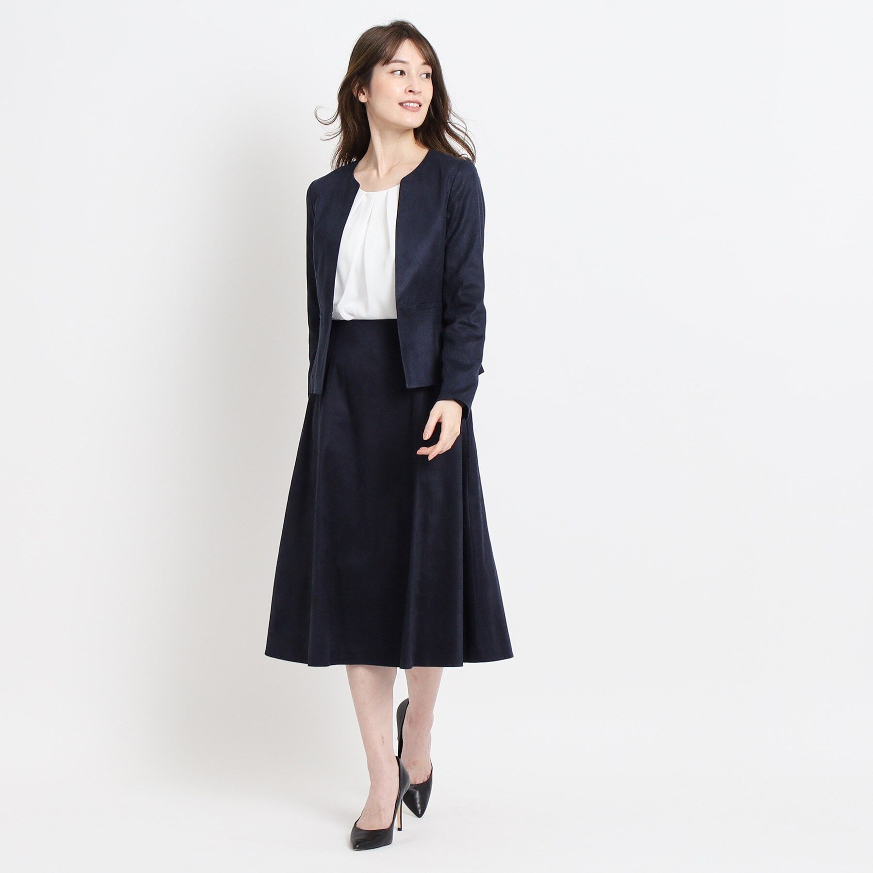 COUP DE CHANCE「【洗える／日本製／通勤】タックブラウス」|シャツ・ブラウス|