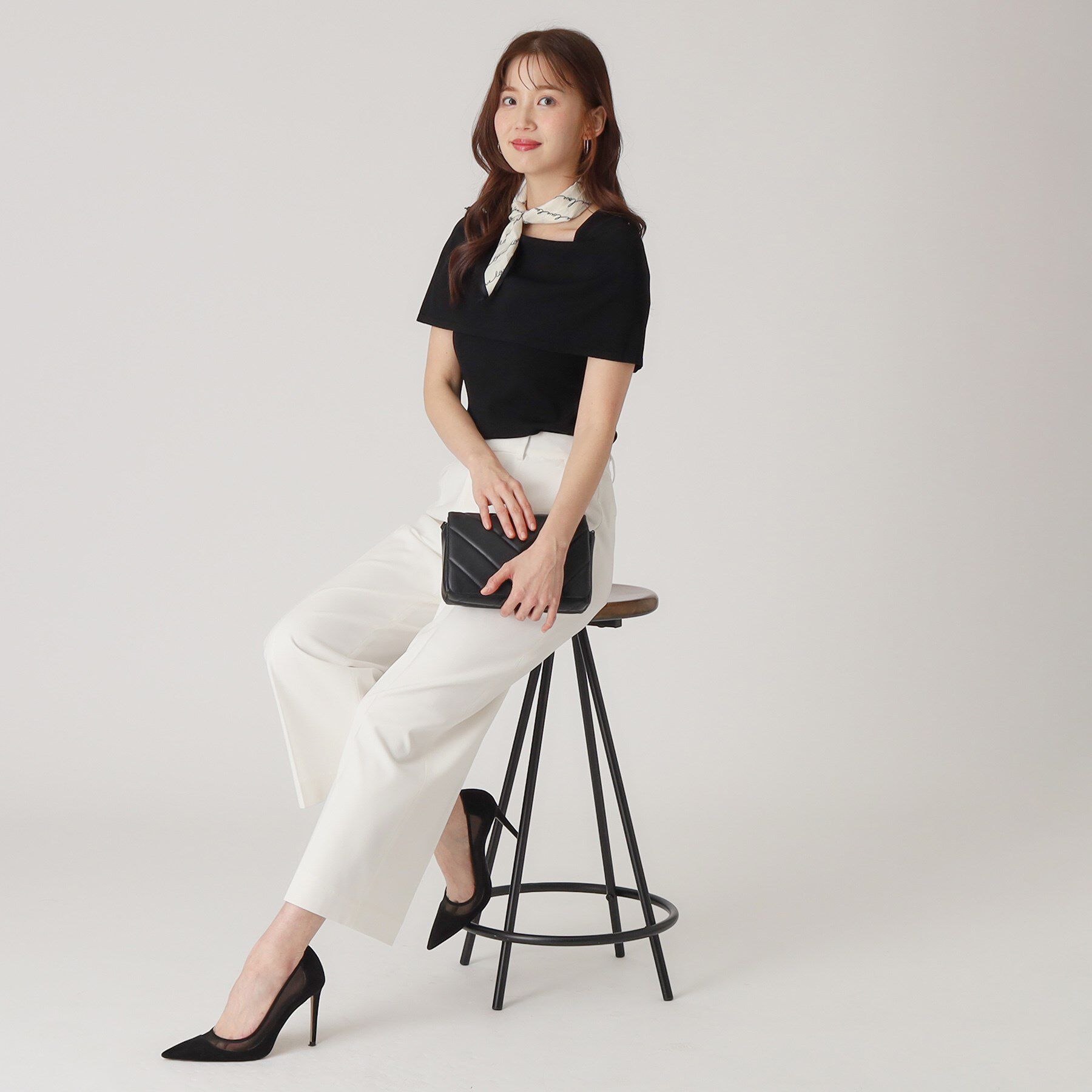 COUP DE CHANCE「【洗える】オフショルダーニットトップス」|ニット・セーター|