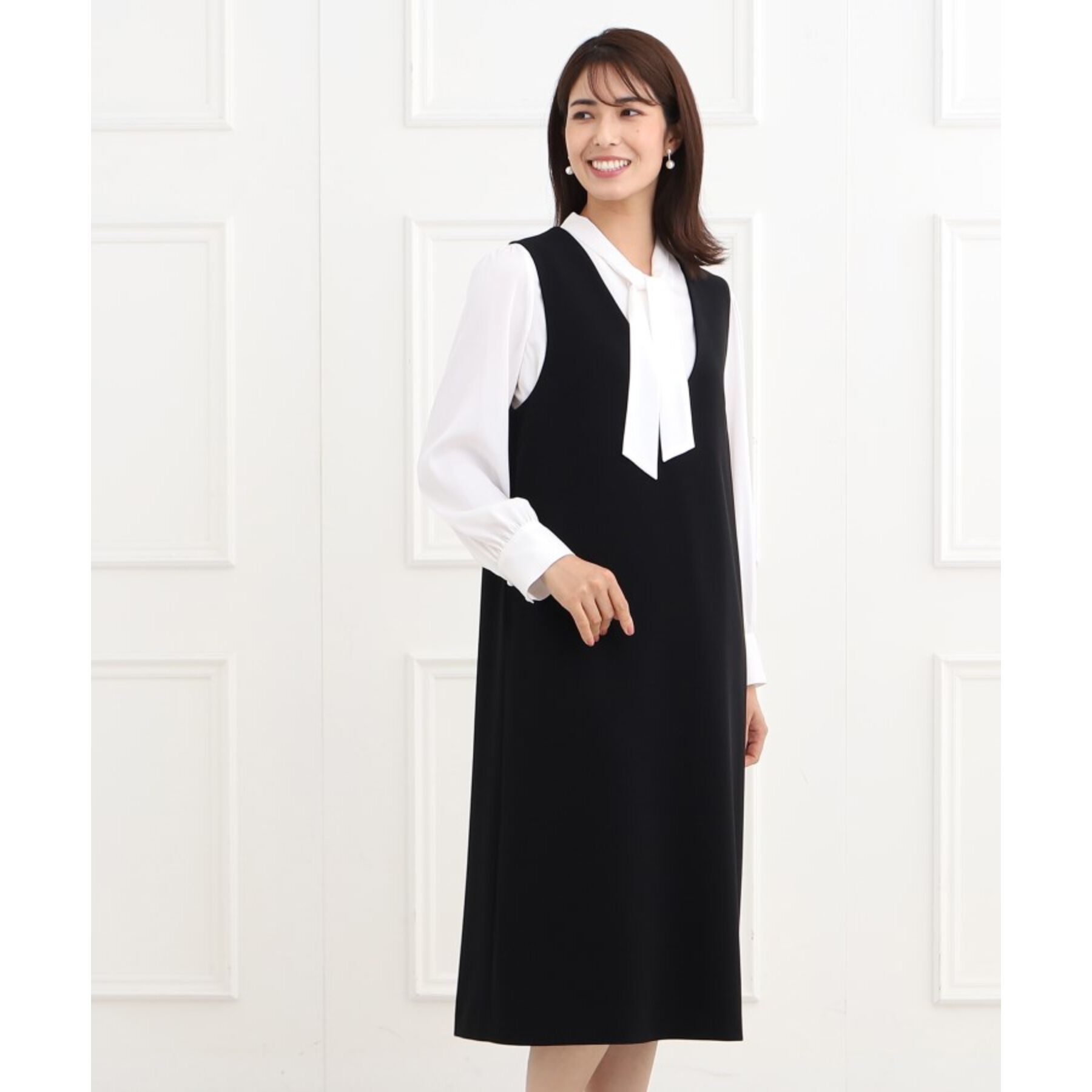 Reflect「【フォーマル/洗える/セットアップ可】ジャンパースカート」|ワンピース|