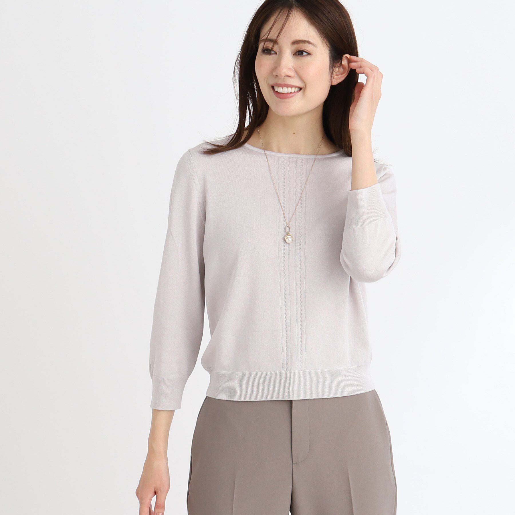 Reflect「【夏SALE／WEB限定カラーあり／アンサンブル可】プルオーバーニット」|ニット・セーター|