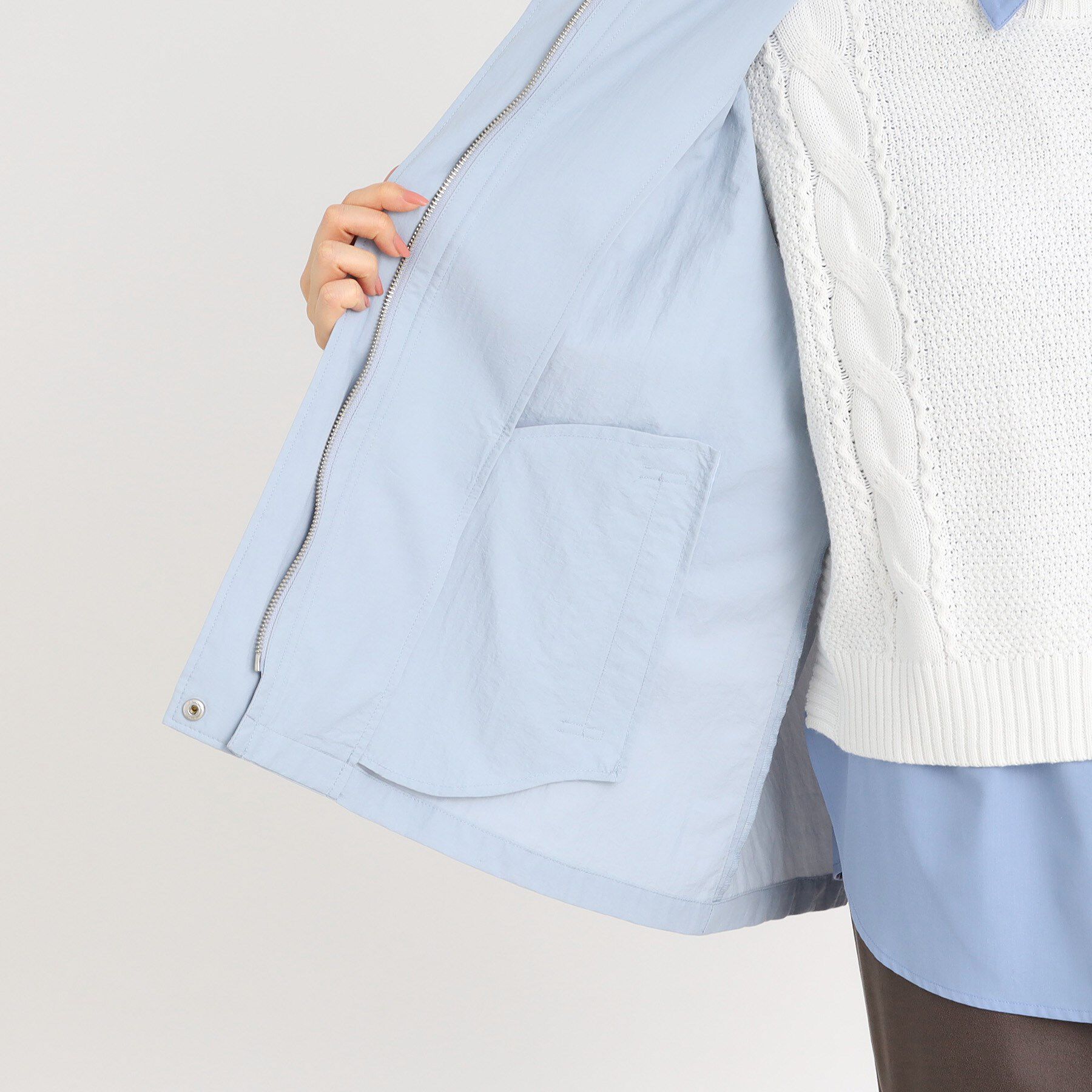 Reflect「フーデッドライティブルゾン」|ブルゾン・スタジャン|