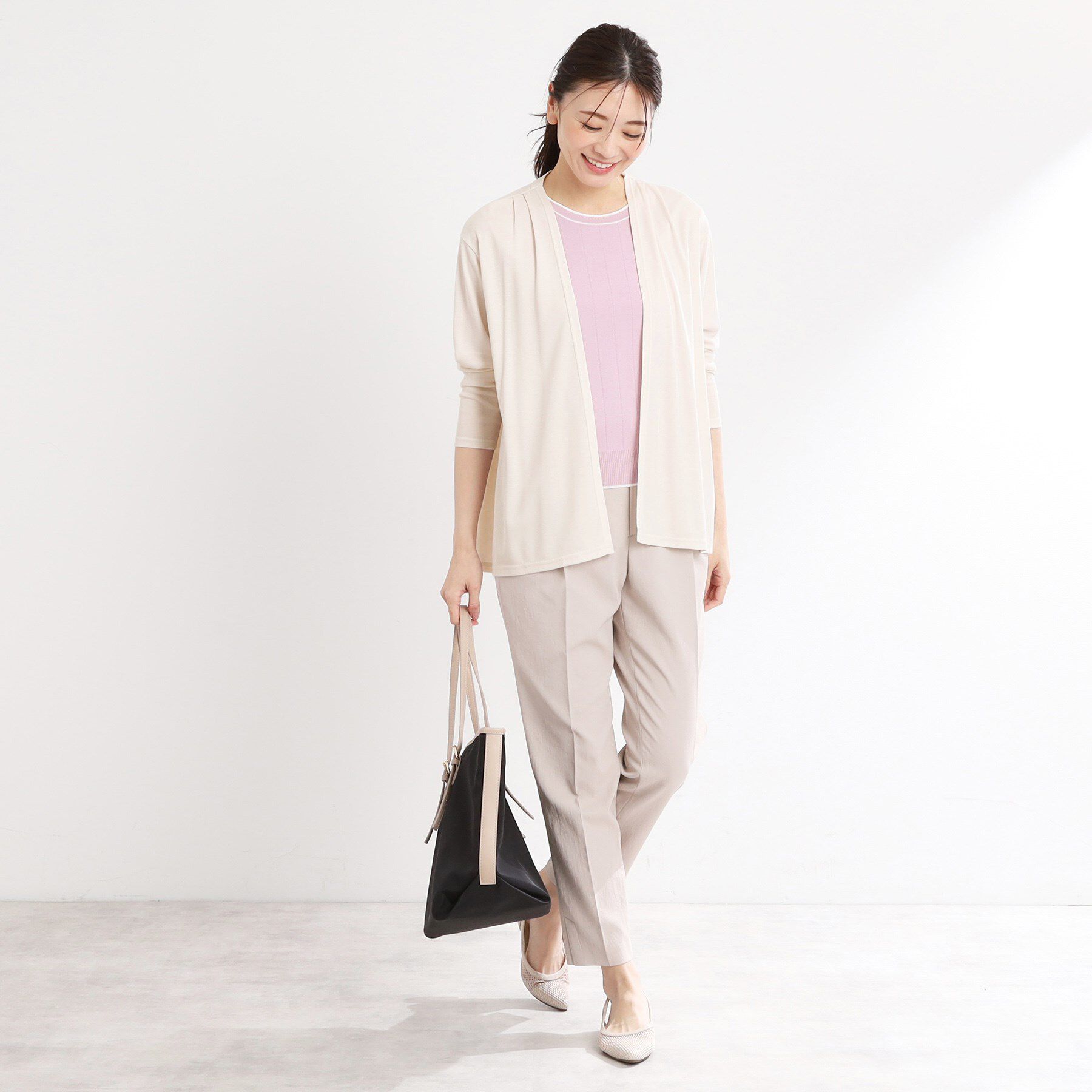 Reflect「【洗える】ジャージカーディガン」|カーディガン|