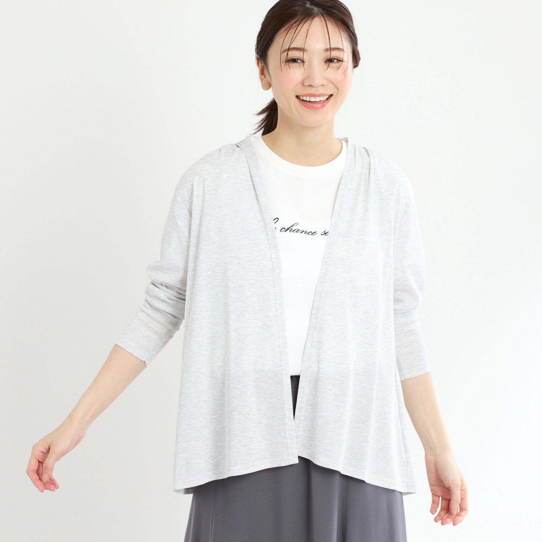 Reflect「【洗える】ジャージカーディガン」|カーディガン|