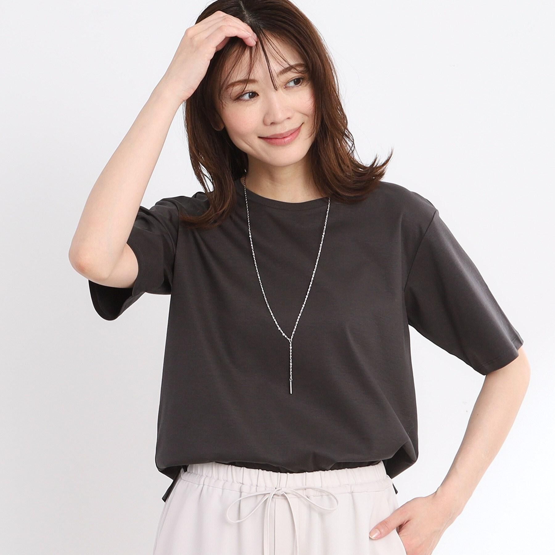 Reflect「【夏SALE／UVカット／接触冷感／マシンウォッシュ可能】ベーシックジャージTシャツ」|Tシャツ・カットソー|