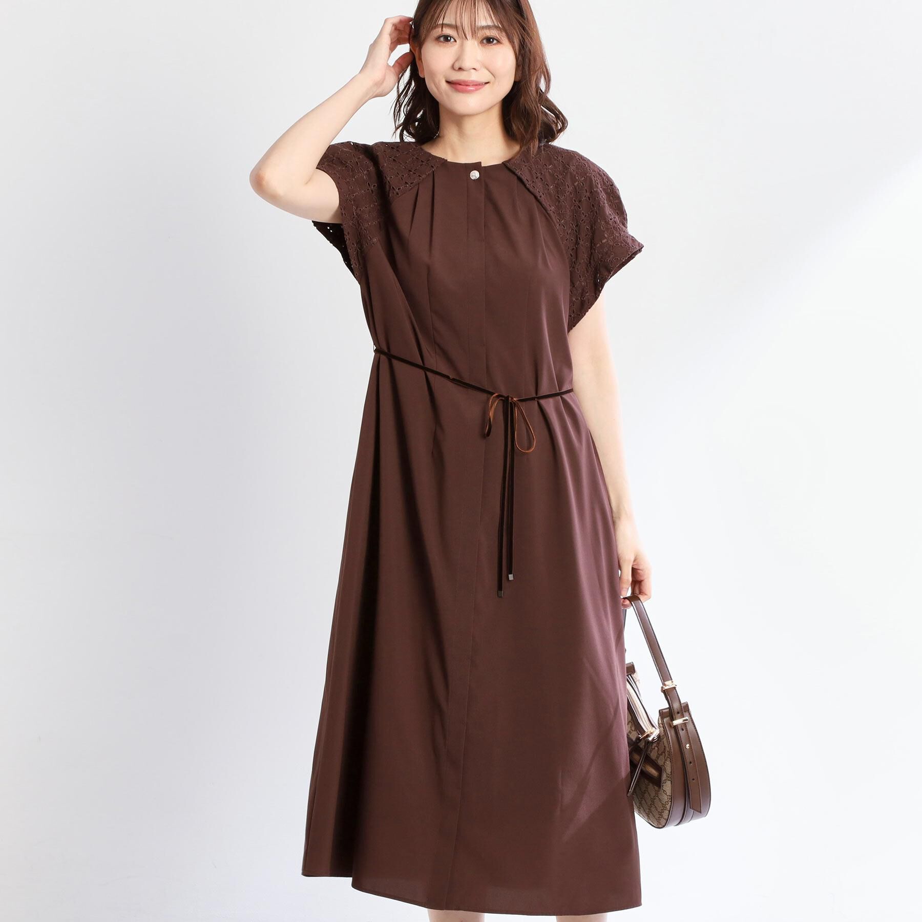 Reflect「カットワークレーススリーブワンピース」|ワンピース|