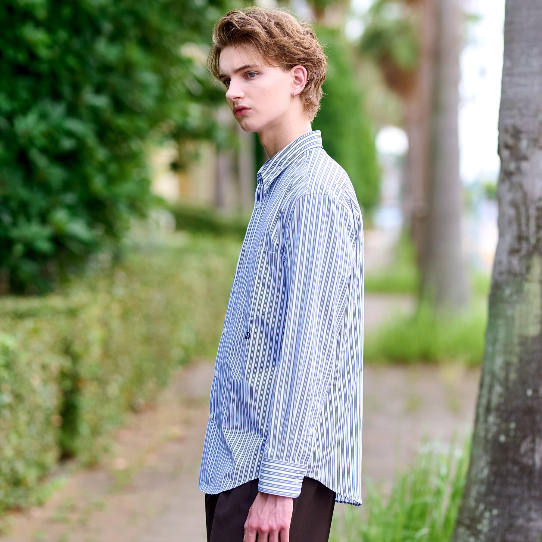 DRESSTERIOR「THOMAS MASON ストライプシャツ」|シャツ・ブラウス|