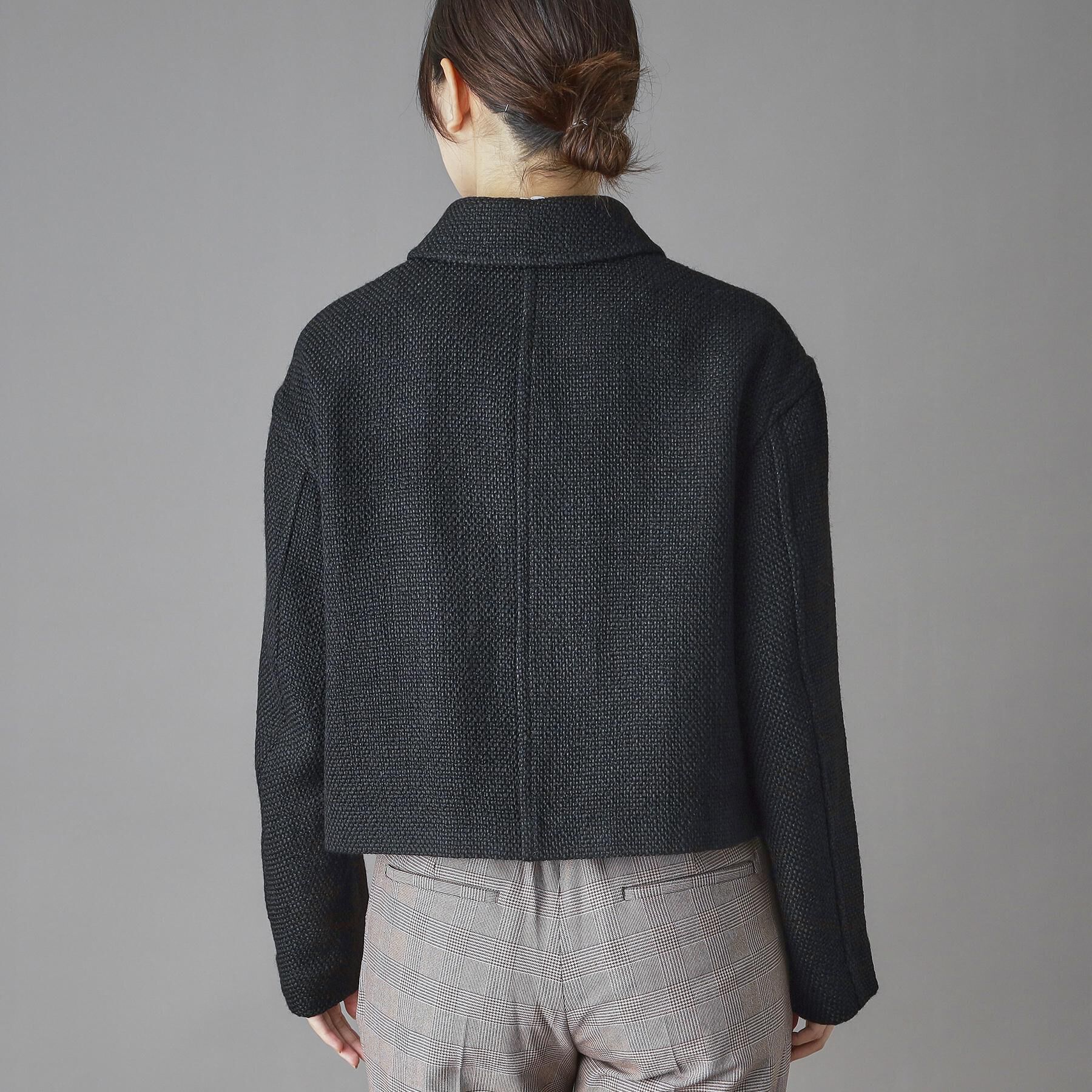 DRESSTERIOR「エンブレムショートブルゾン」|ブルゾン・スタジャン|