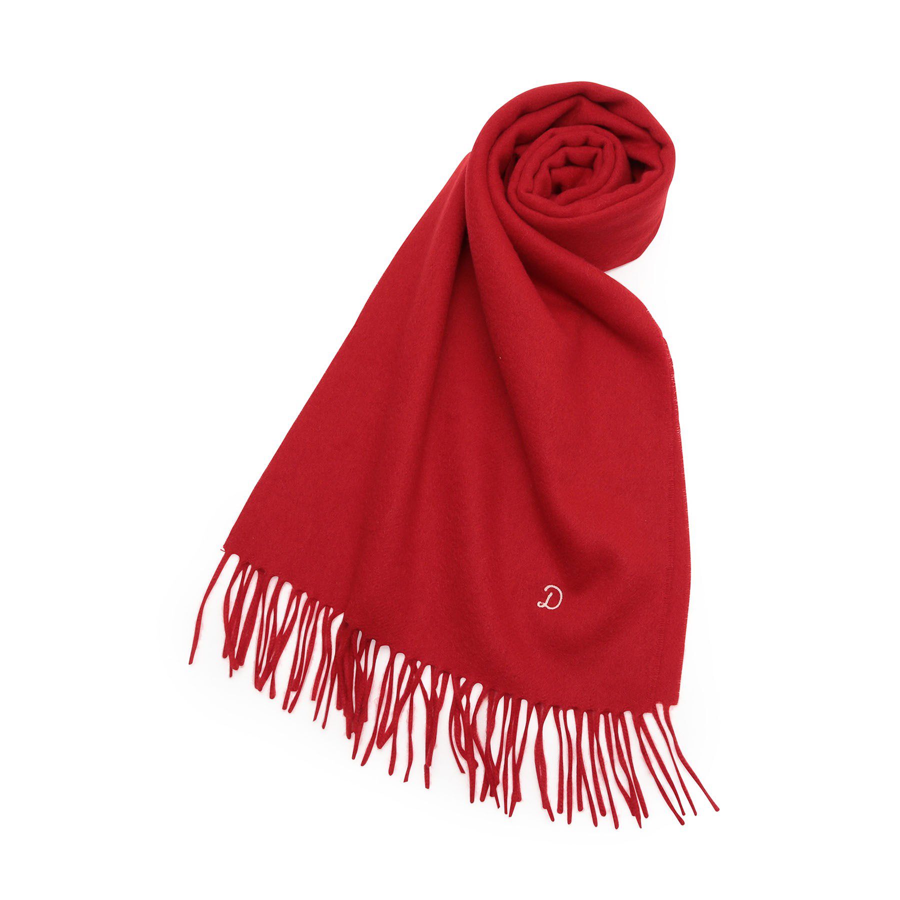 DRESSTERIOR「ホワイトカシミヤ ストール」|ストール|レッド(062)