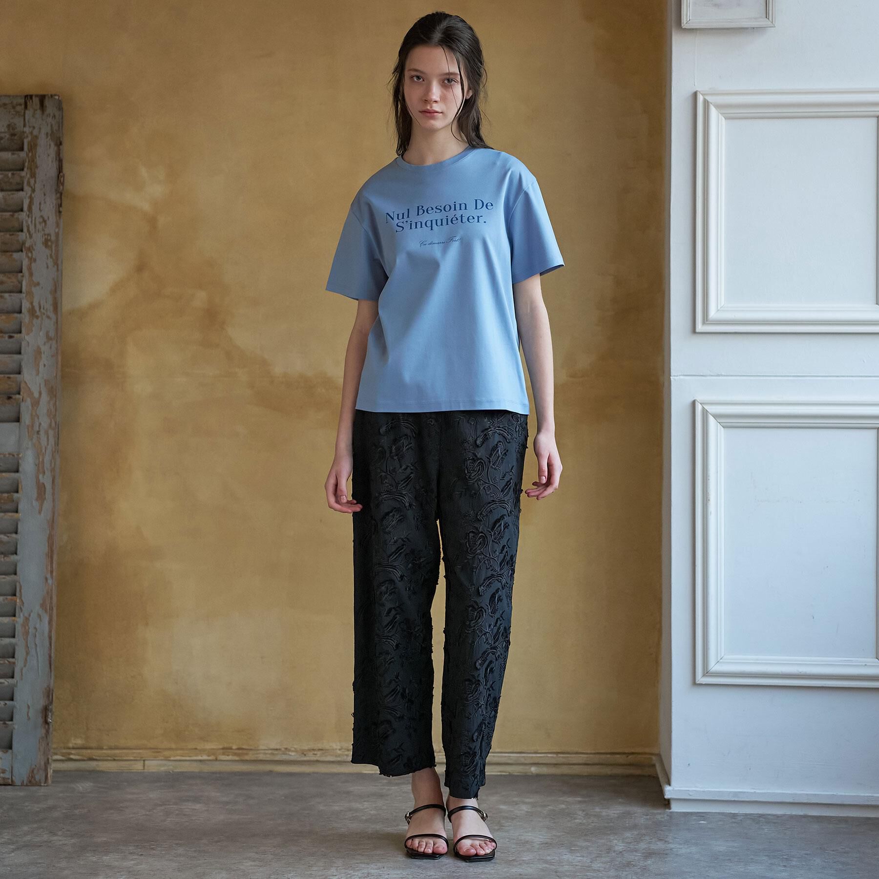 DRESSTERIOR「【ウォッシャブル/ウエストゴム】コットンエンブロイダリー イージーパンツ」|その他|