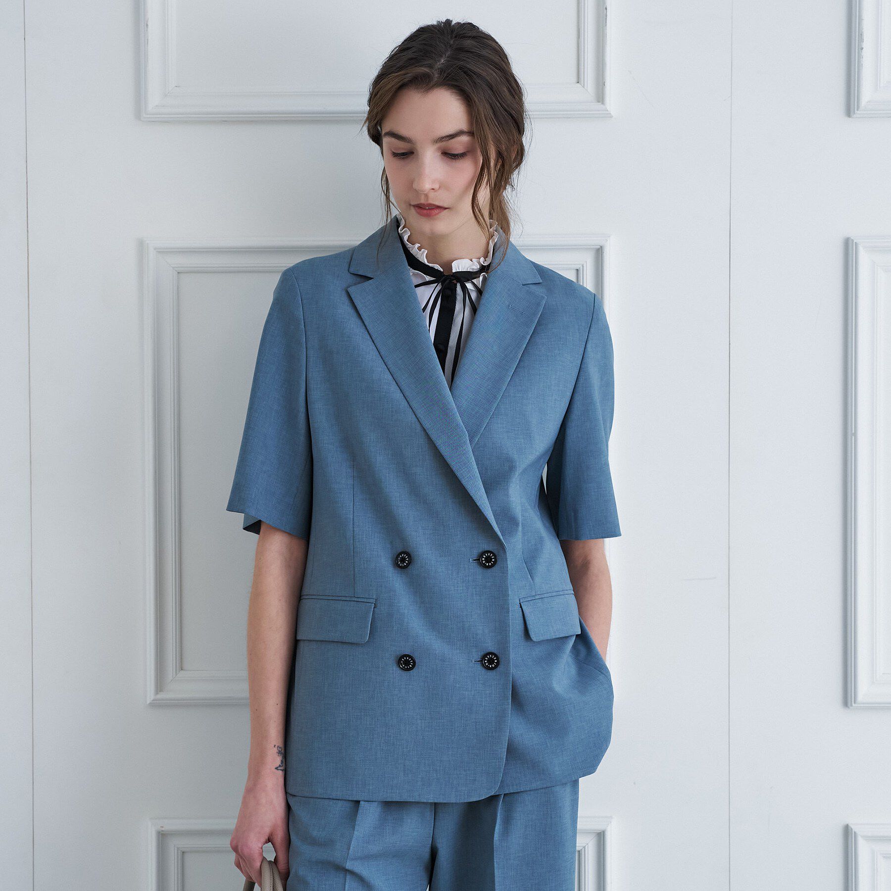 DRESSTERIOR「【otonaMUSE5月号掲載/セットアップ可】ウォッシャブルイージーサマージャケット」|テーラードジャケット|