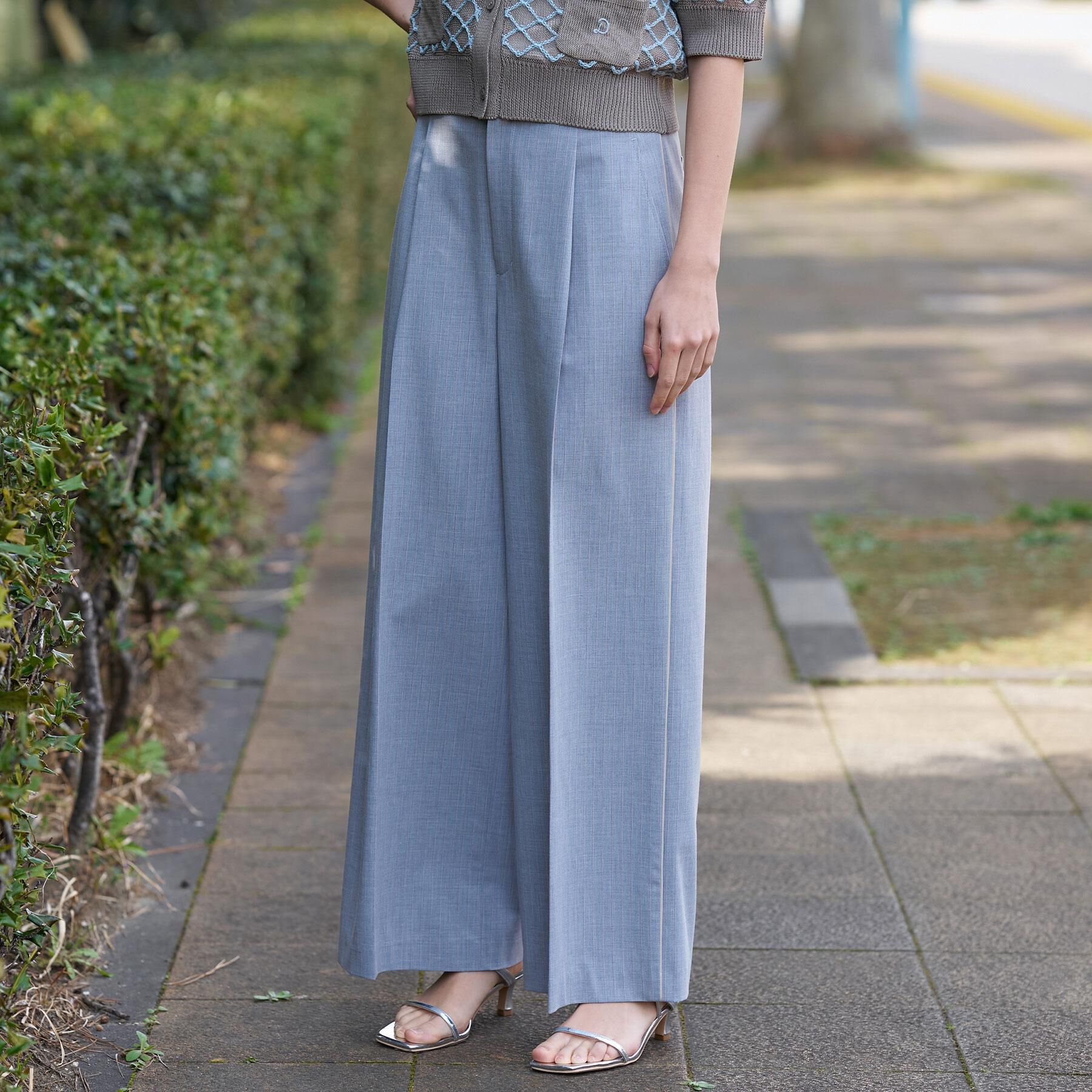 DRESSTERIOR「【セットアップ可/ウォッシャブル】ストライプ2WAYストレッチ サイドラインパンツ」|その他|