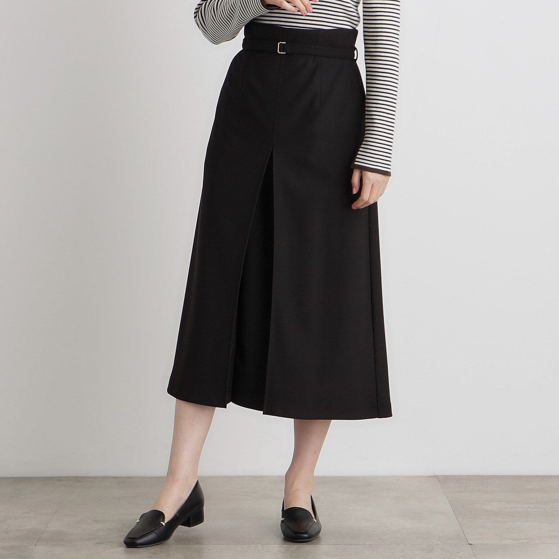 grove「取り外しストラップ付ナロースカート」|スカート|