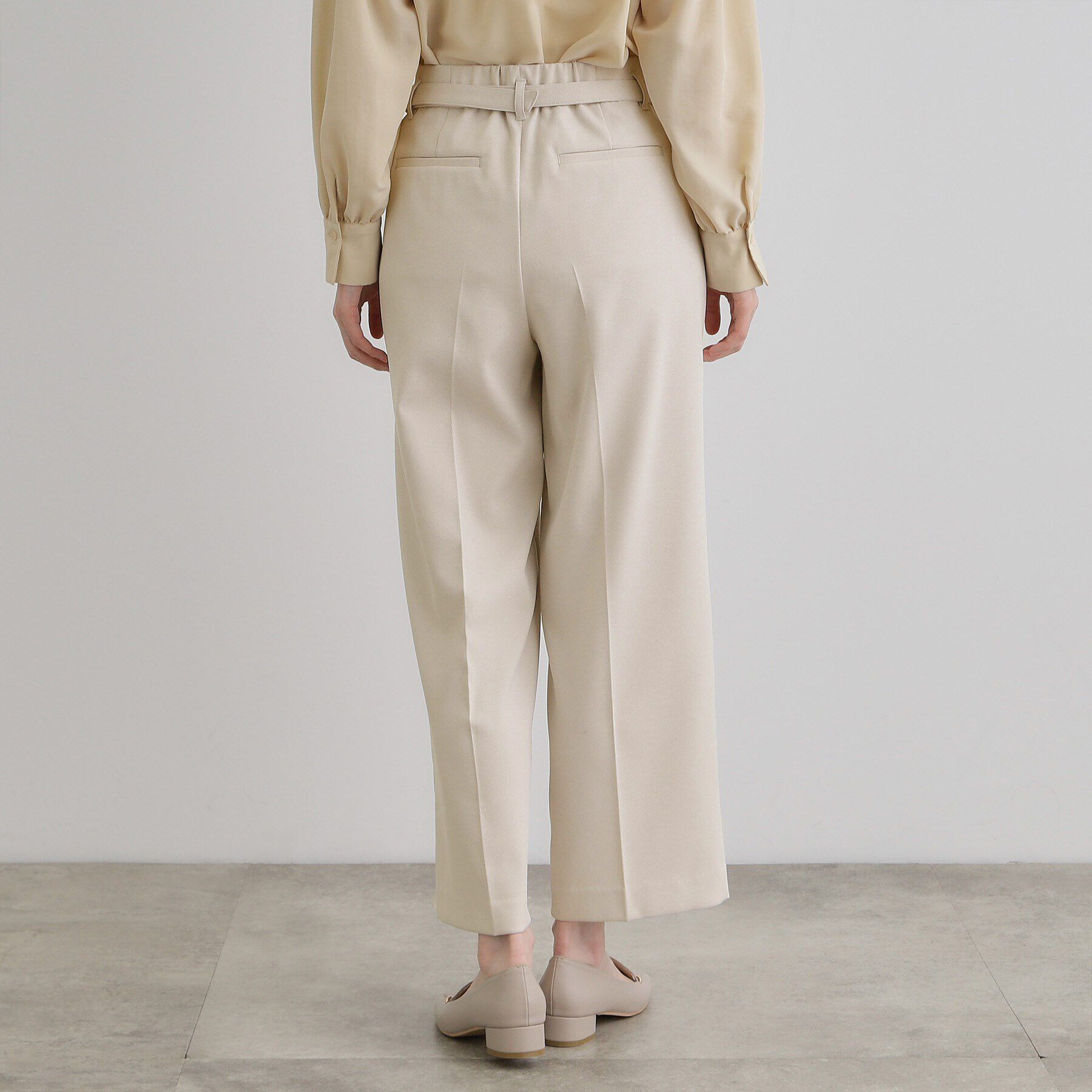 grove「【雑誌掲載】バックルベルトクロップドワイドパンツ」|その他|