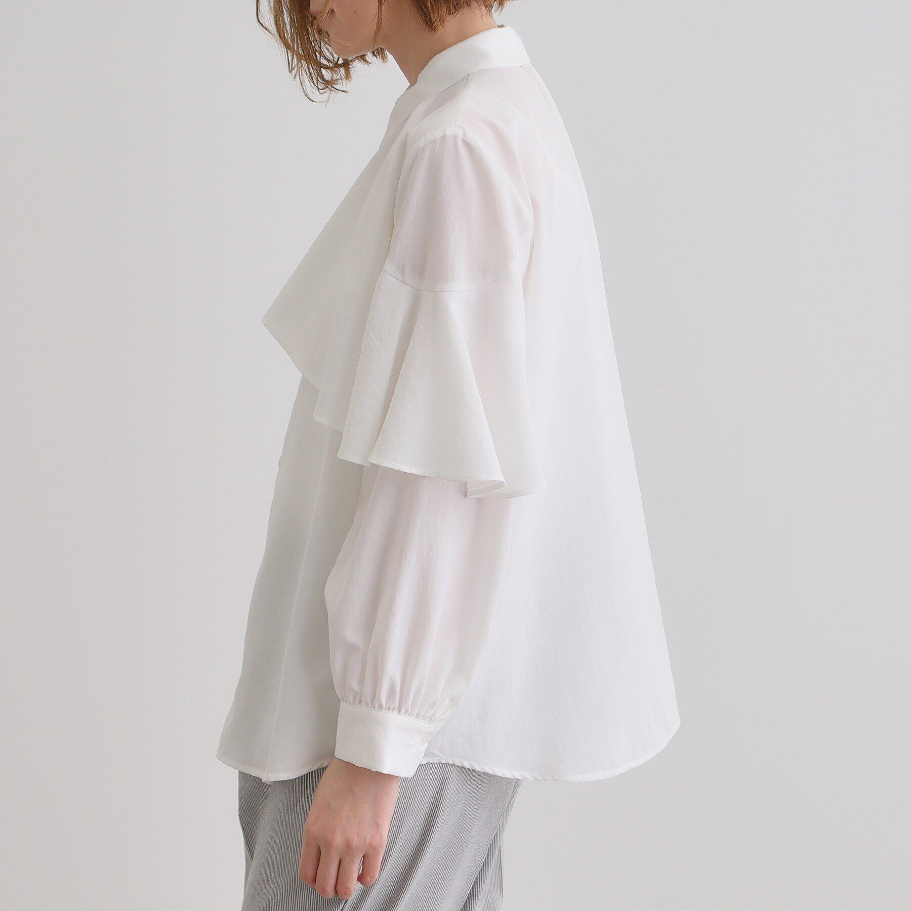 grove「ケープフリルシャツブラウス」|シャツ・ブラウス|