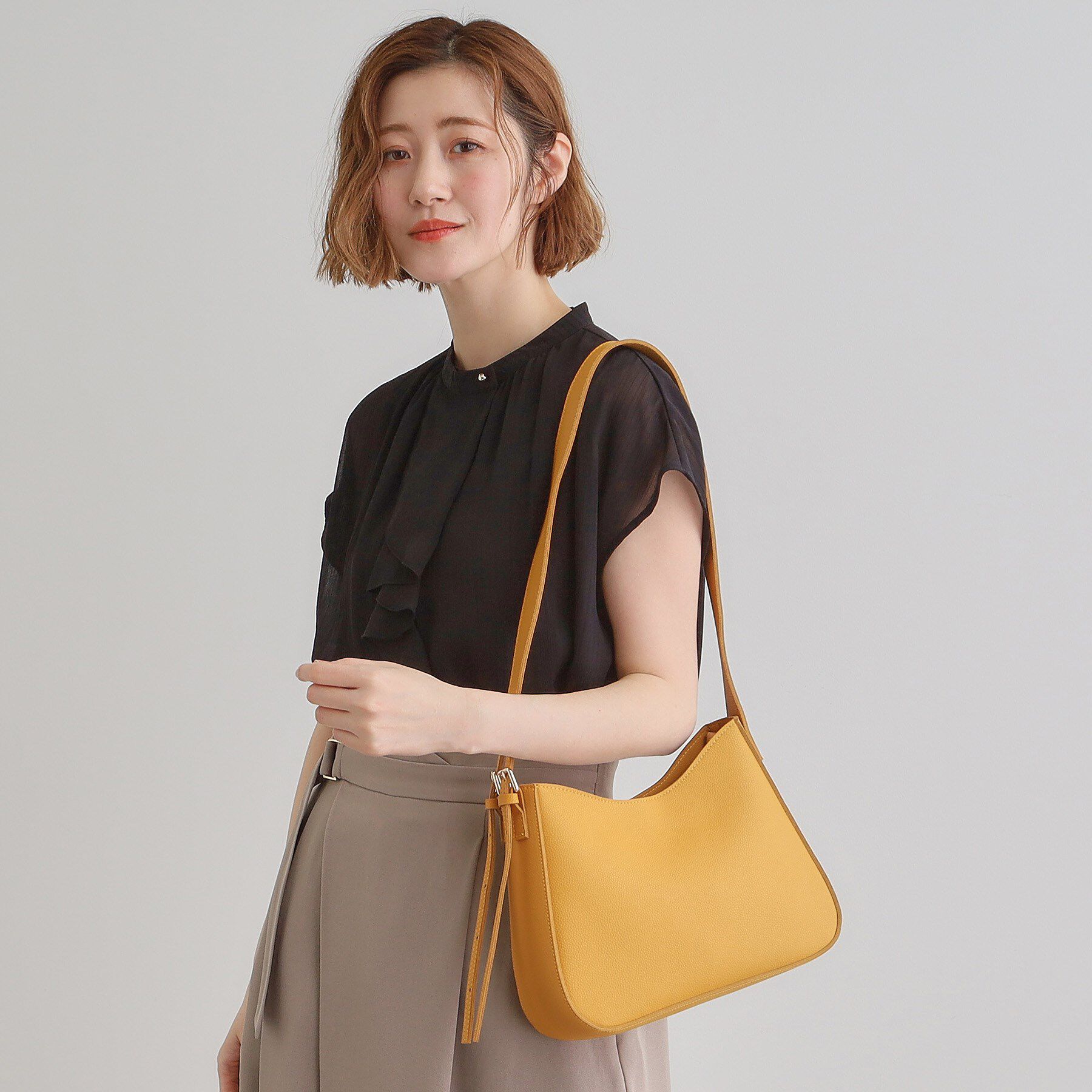 grove「ダブルバックルラウンドワイドショルダー」|ショルダー・メッセンジャー|