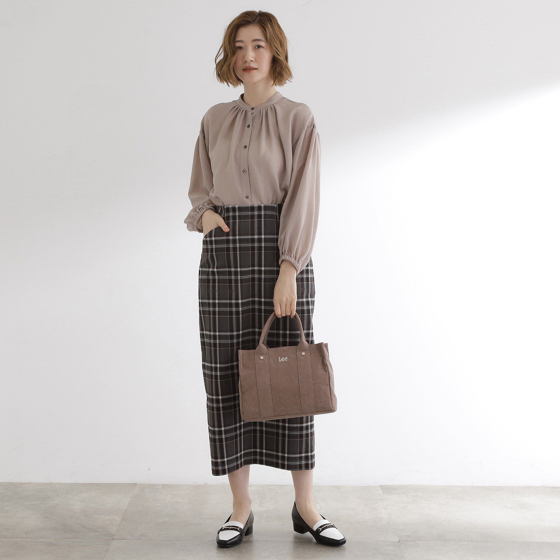 grove「【Lee別注】コーデュロイスクエアトート」|トートバッグ|