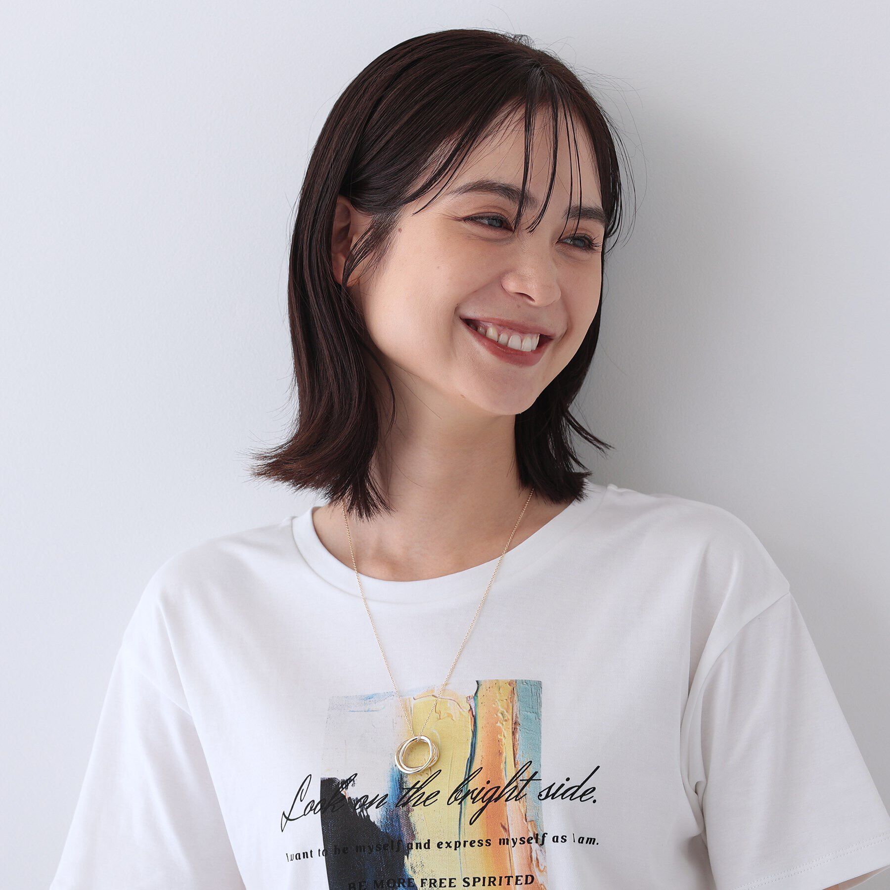 INDIVI「【フリー調整可能】ワントップロングネックレス」|ネックレス|